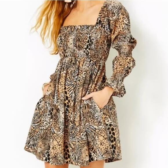 Lilly Pulitzer Dresses & Skirts - NWT Lilly Pulitzer Women's Beyonca Long Sleeve Dress Sz M